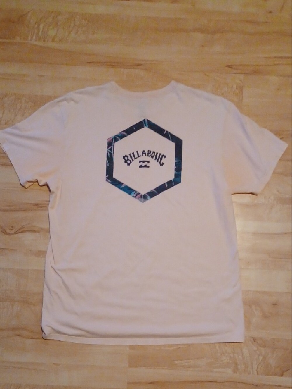 Billabong Light Pink Short Sleeve Logo Tee